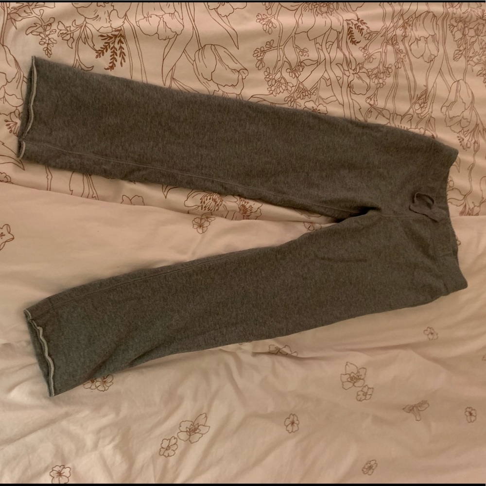 Gray sweatpants